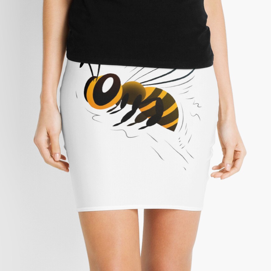 Plant Trees and save The Bees Blooming Planet Mini Skirt