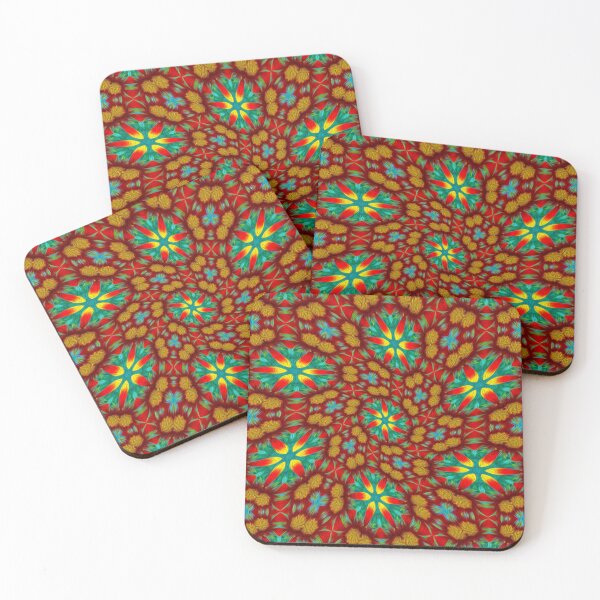 Item preview, Red sunflower pattern designed and sold by Patternflower.