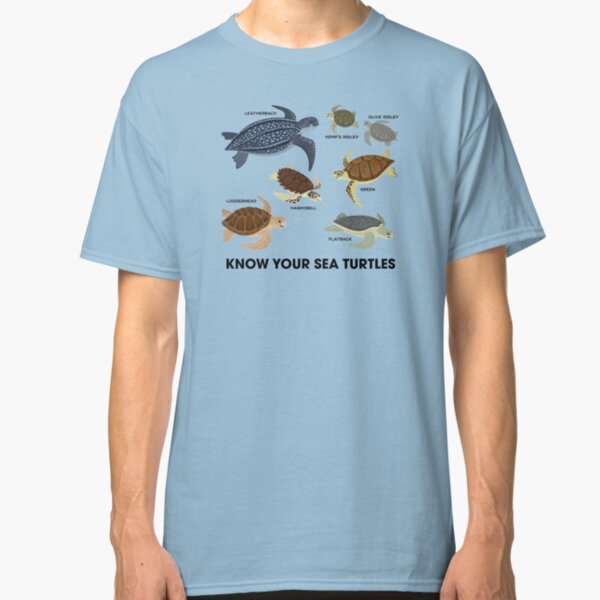Know Your Sea Turtles Classic T-Shirt