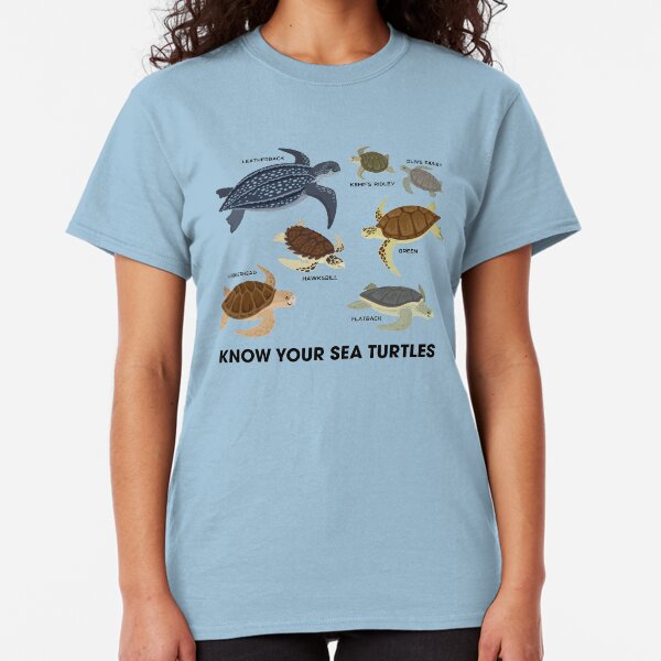 Connaissez vos tortues de mer T-shirt classique