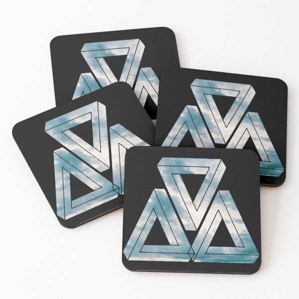 Item preview, Cloudy Triple Triangle Me Impressed designed and sold by createVisions.