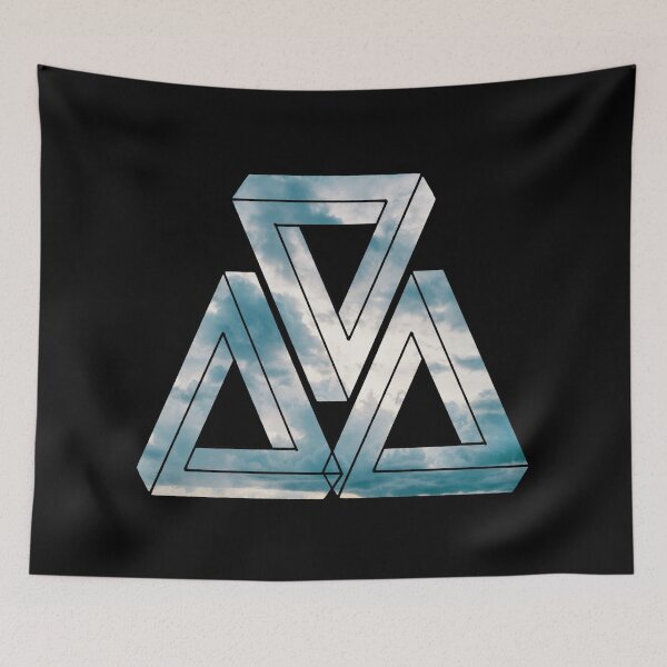 Item preview, Cloudy Triple Triangle Me Impressed designed and sold by createVisions.
