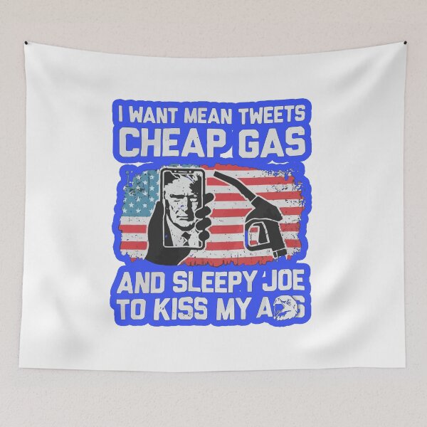 Item preview, Mean tweets and cheap gas trump 2024 designed and sold by ONPINI.
