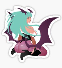 Morrigan Aensland Pinup Sticker Sticker