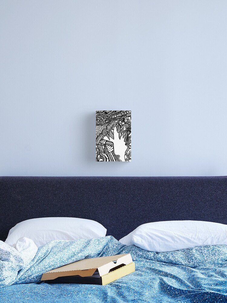 Thumbnail 2 of 3, Canvas Print, BLACK ONE designed and sold by ReneCox.