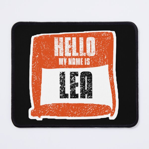 Item preview,  Hello My Name Is Lea Label designed and sold by vibeno1.