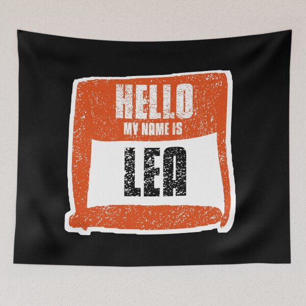 Item preview,  Hello My Name Is Lea Label designed and sold by vibeno1.