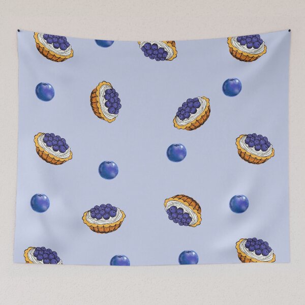 Item preview, Blueberry Pie Pattern designed and sold by The Glasses Girl.