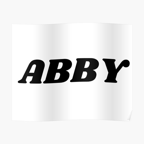 abby-names-for-kitties-female-names-for-cats-poster-for-sale-by