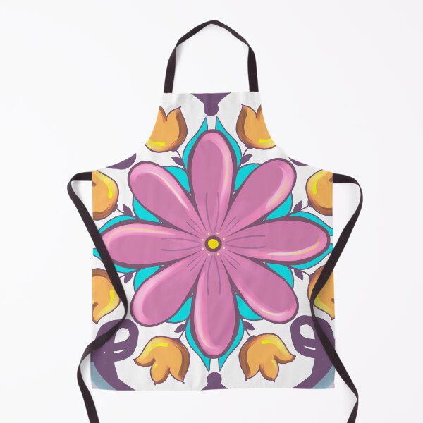 Item preview, Pink flower tile designed and sold by MartaCrokis.