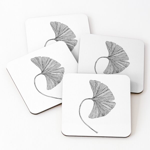 Item preview, Gingko Leaf B&W designed and sold by amylewisartist.