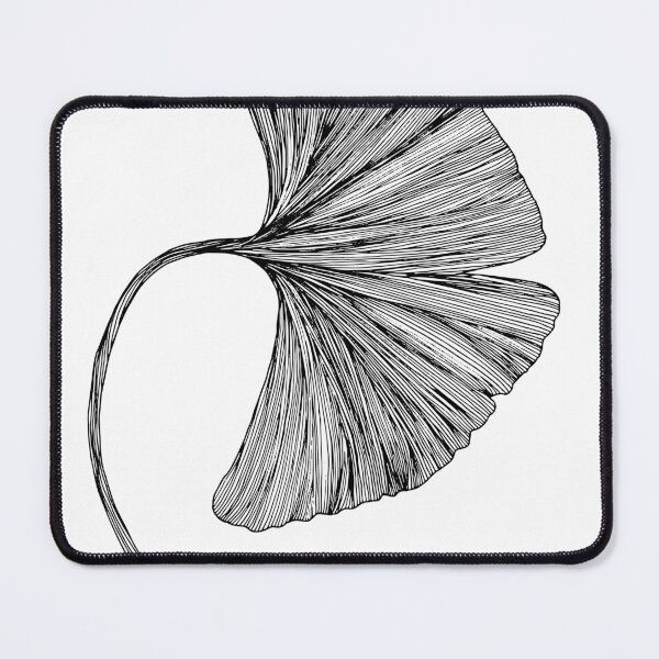 Item preview, Gingko Leaf B&W designed and sold by amylewisartist.