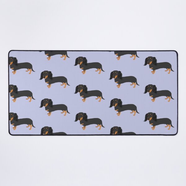 Item preview, Curly Black and Tan Dachshund designed and sold by MameDesign.