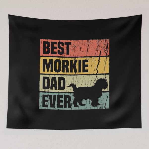 Item preview, La mejor camiseta retro para papá Morkie de todos los tiempos para el día del padre designed and sold by haselshirt.
