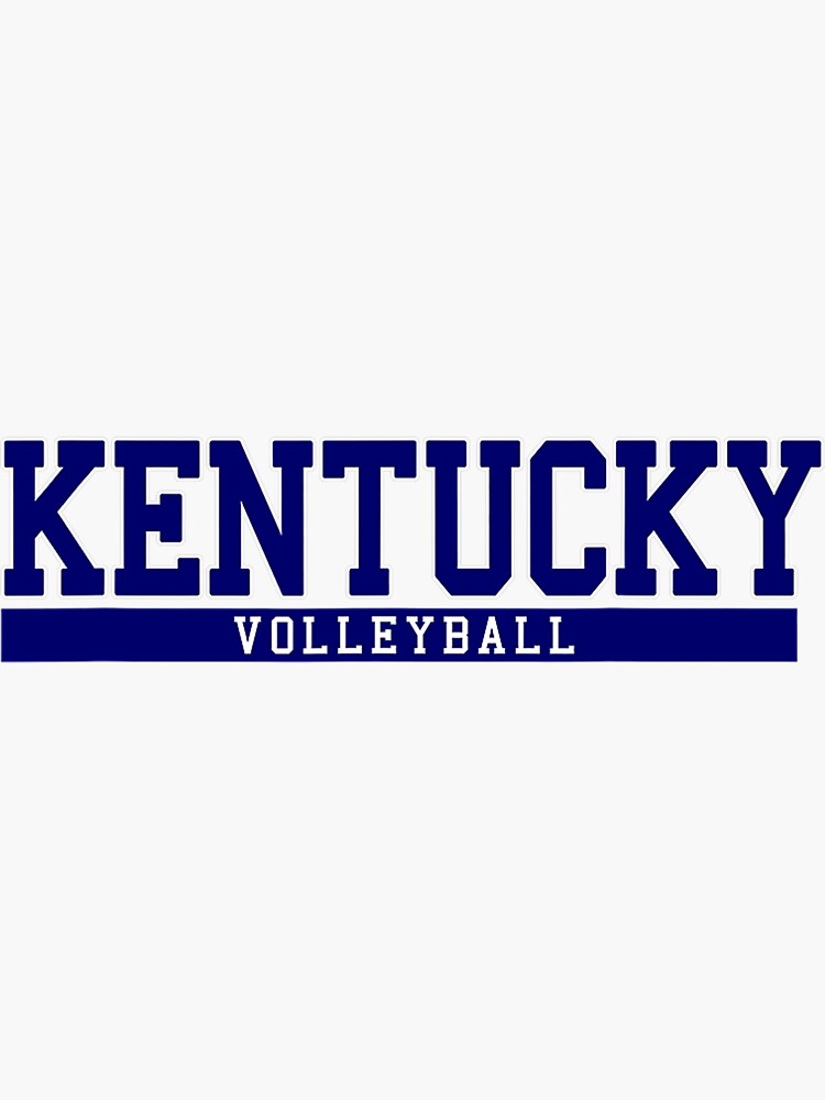 "Kentucky Volleyball" Sticker for Sale by worthymidwife54 Redbubble