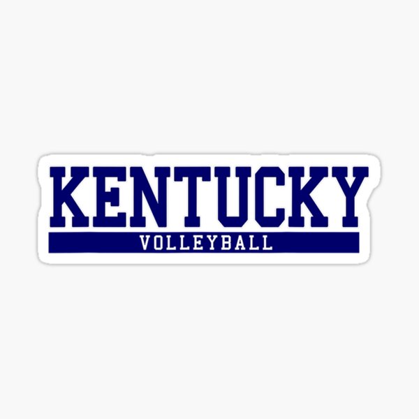"Kentucky Volleyball" Sticker for Sale by worthymidwife54 Redbubble