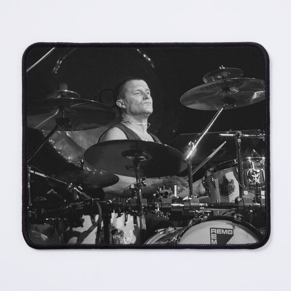 Item preview, Carl Palmer - Emerson, Lake and Palmer - BW Photograph designed and sold by ConcertImages.