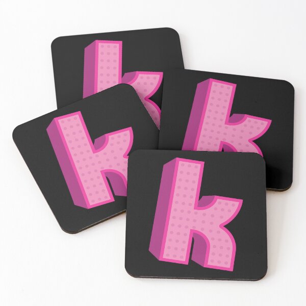 Item preview, The Killers - Pink 3D 'K' designed and sold by TheDesignIgloo.