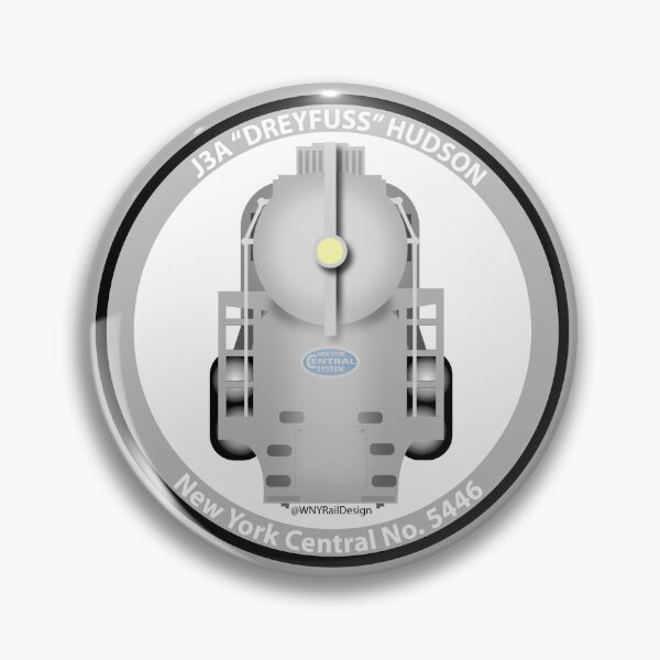 Artikelvorschau, New York Central "Dreyfuss" Hudson Circle Design entworfen und verkauft von WNYRailDesign.