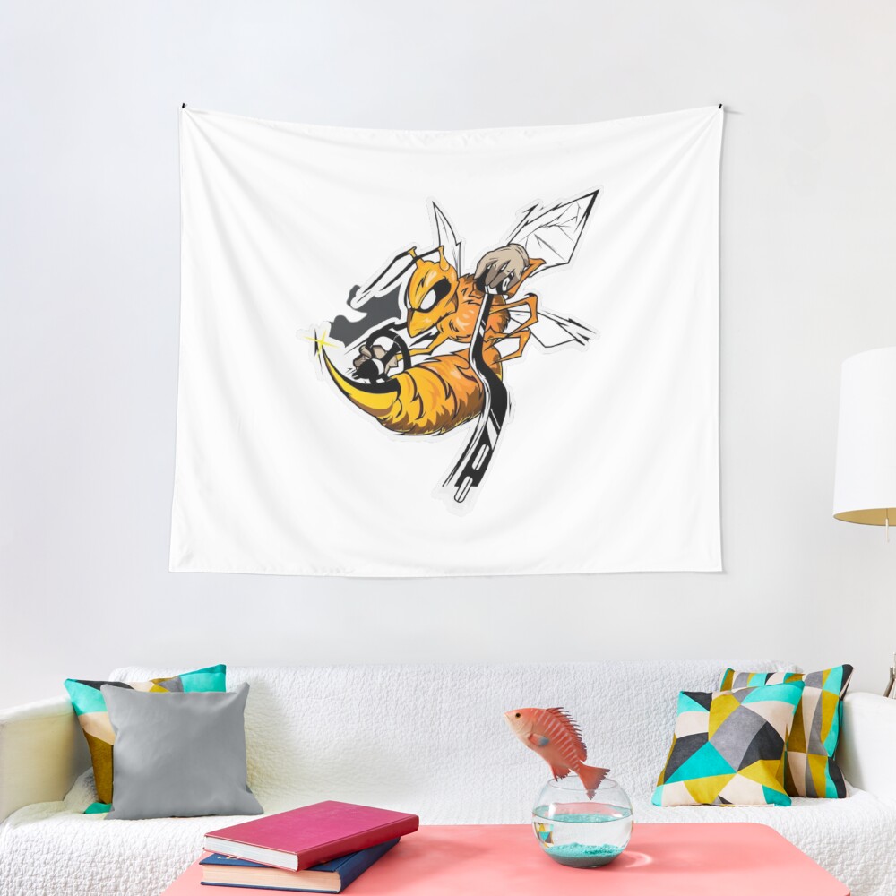 Plant Trees and save The Bees Blooming Planet Tapestry