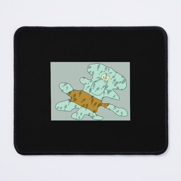 Item preview, Flattened Squidward - Spongebob Squarepants Poster designed and sold by kiszkalabr.