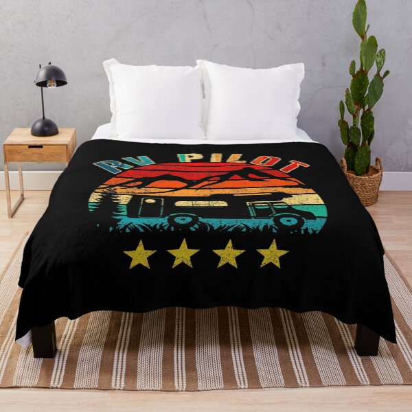 Item preview, RV Pilot Camping Funny Vintage Motorhome Travel Vacation designed and sold by BennetJaco.