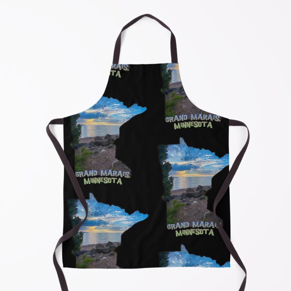 Item preview, Minnesota State Outline - Grand Marais designed and sold by gorff.