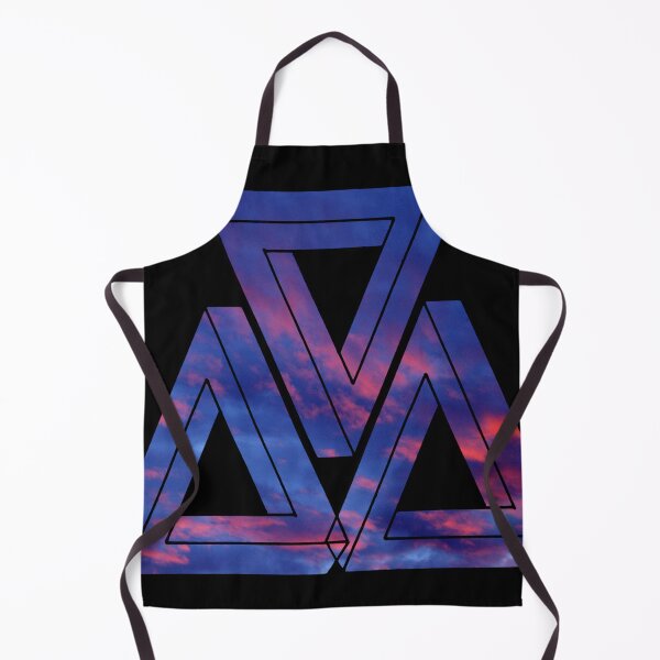 Item preview, Dark Red Blue Triple Triangle Me Impressed designed and sold by createVisions.