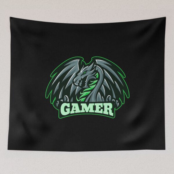 Item preview, Gamer with Fantasy Powerful Dragon designed and sold by PRIVARSHU.