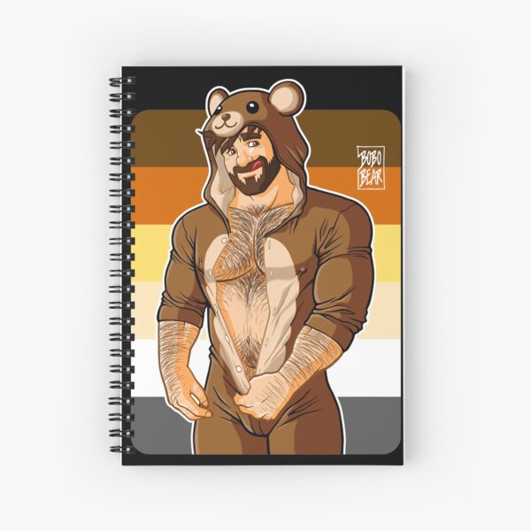 ADAM LIKES TEDDY BEARS - BEAR PRIDE Spiral Notebook