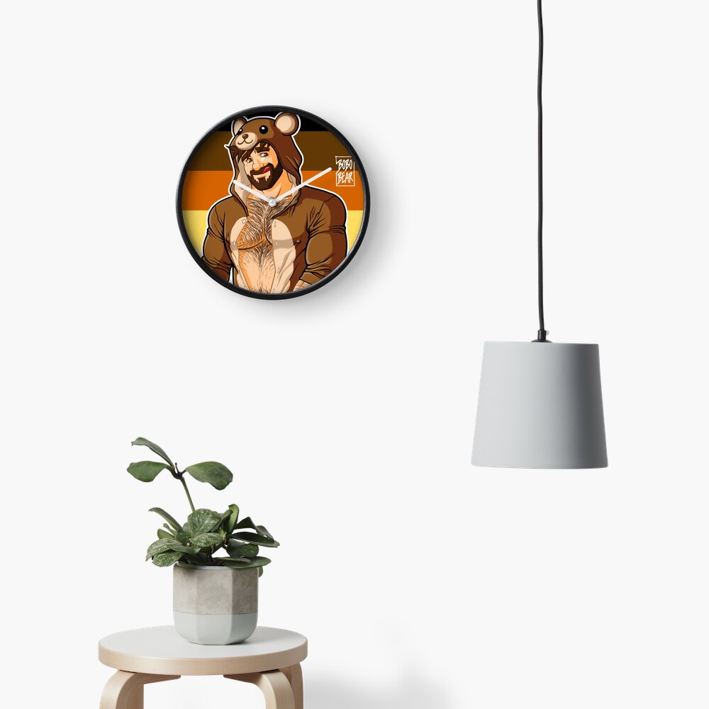 ADAM LIKES TEDDY BEARS - BEAR PRIDE Clock