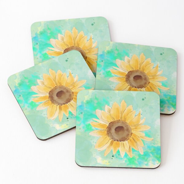 Item preview, Watercolour Sunflower designed and sold by GasconyPassion.