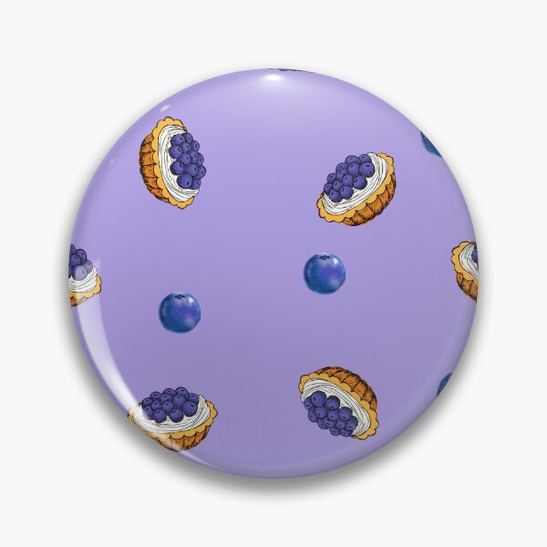 Item preview, Cute Blueberry Pie Pattern designed and sold by The Glasses Girl.