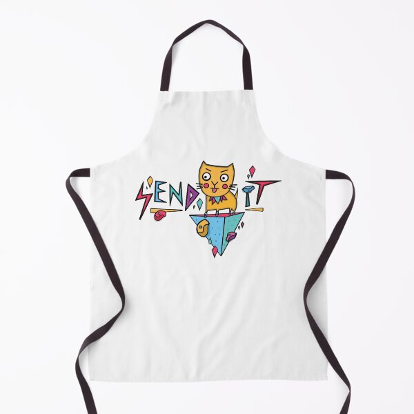Item preview, Send It Bouldering Climbing Cat for Climbers designed and sold by maikamess.