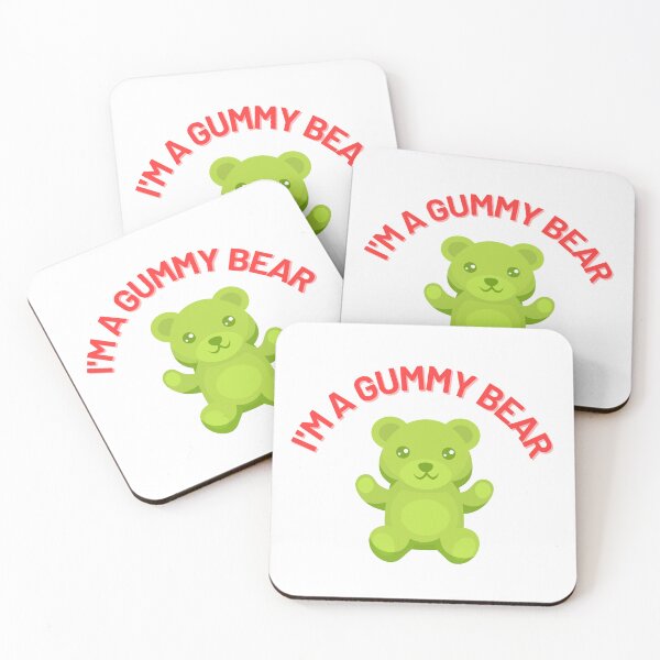 Item preview, I'm a gummy bear - green gummy bear designed and sold by NadjasClothing.