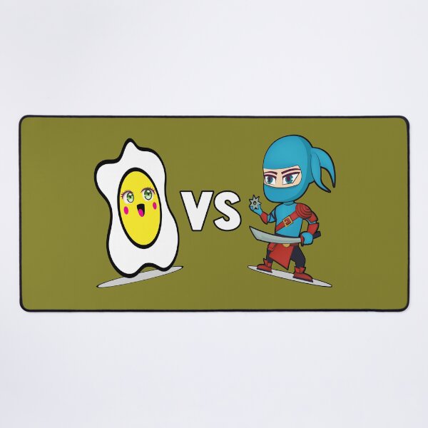 Item preview, Funny fried egg vs ninja warrior designed and sold by vibeno1.