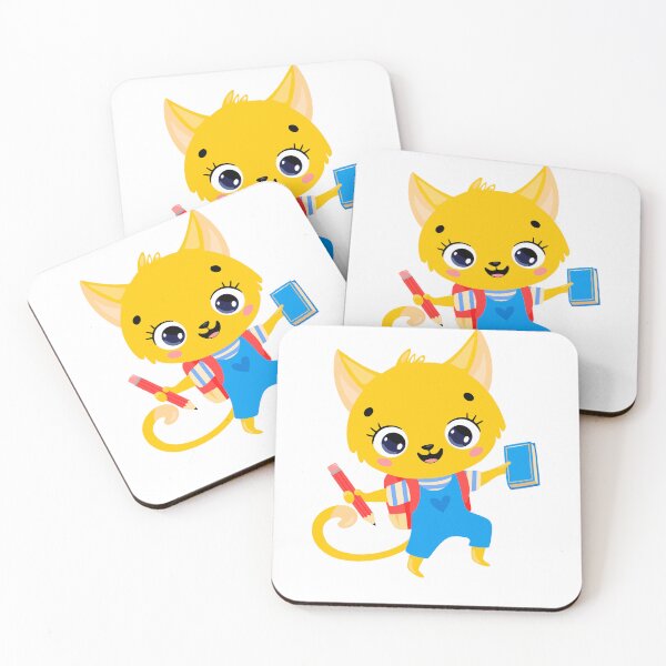 Item preview, Cute Cat Wearing backpack Back to School Kids designed and sold by zyteam.