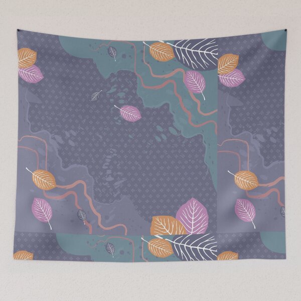 Item preview, abstract floral scarves designed and sold by mrtsupriadi.