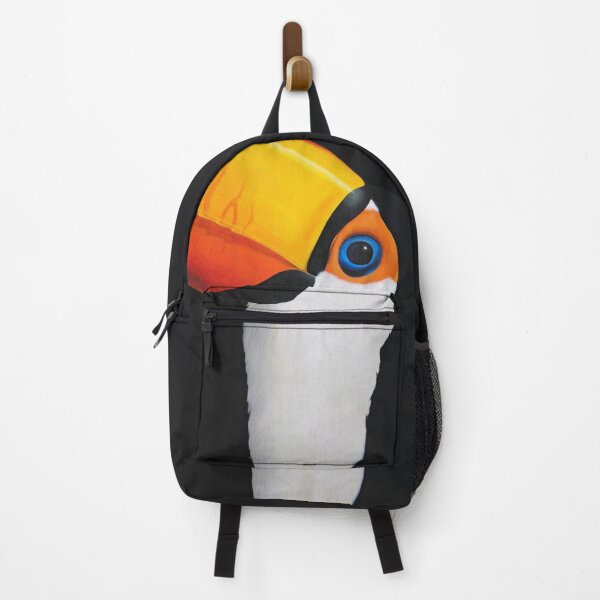 Item preview, Colorful Toucan on Black Background - Exotic and Elegant Illustration designed and sold by Ambiance Sauvage.