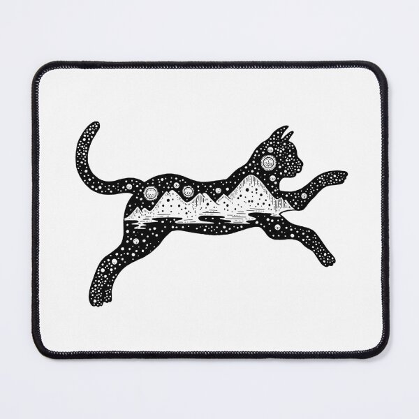 Item preview, Occult Cat Stardust and Moon designed and sold by printheavenart.
