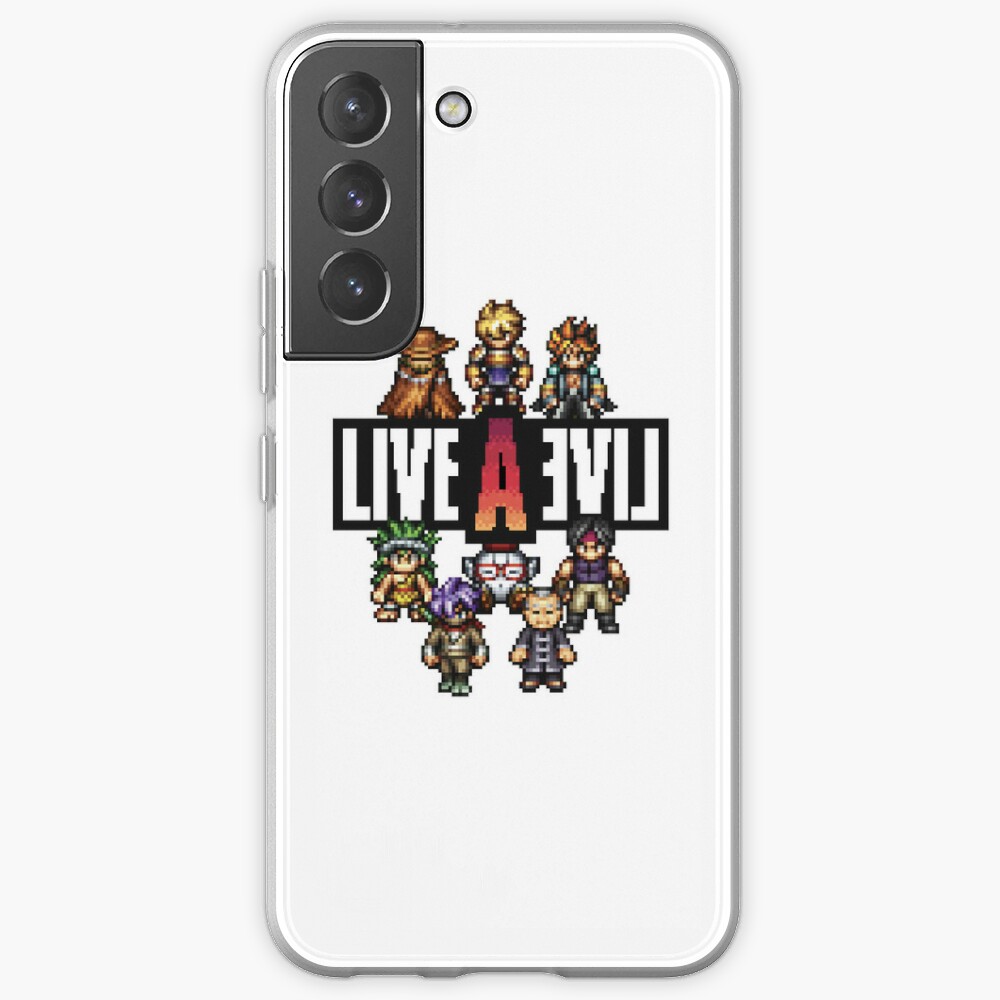 Disover Live A Live™ - Time Period Heroes (Pixel Art) | Samsung Galaxy Phone Case