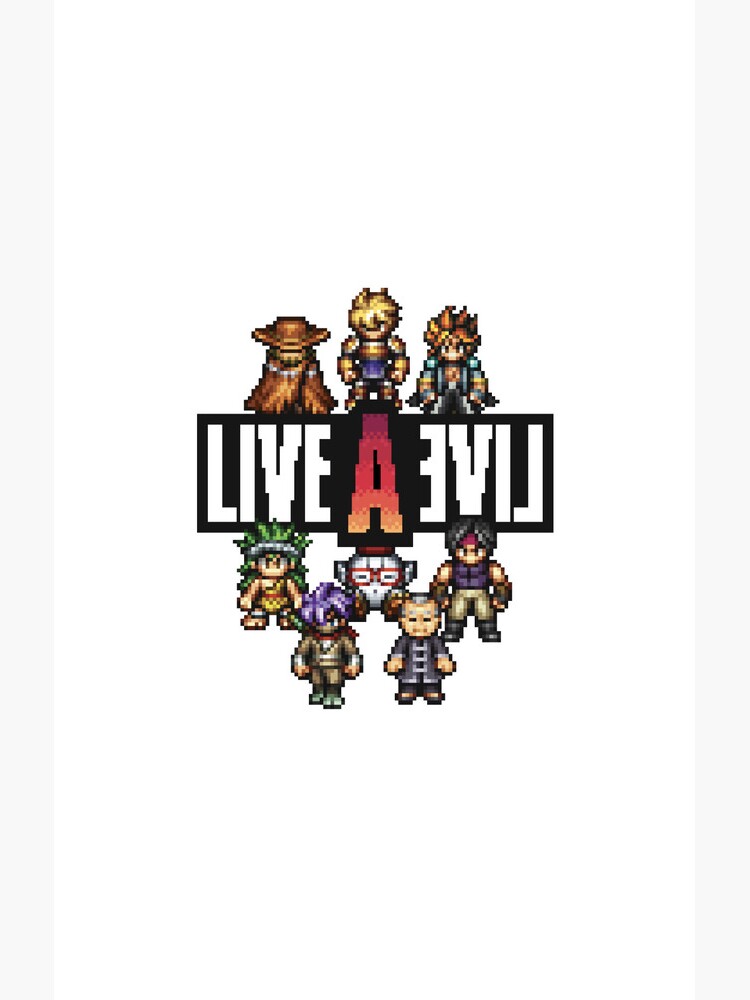 Disover Live A Live™ - Time Period Heroes (Pixel Art) | Samsung Galaxy Phone Case