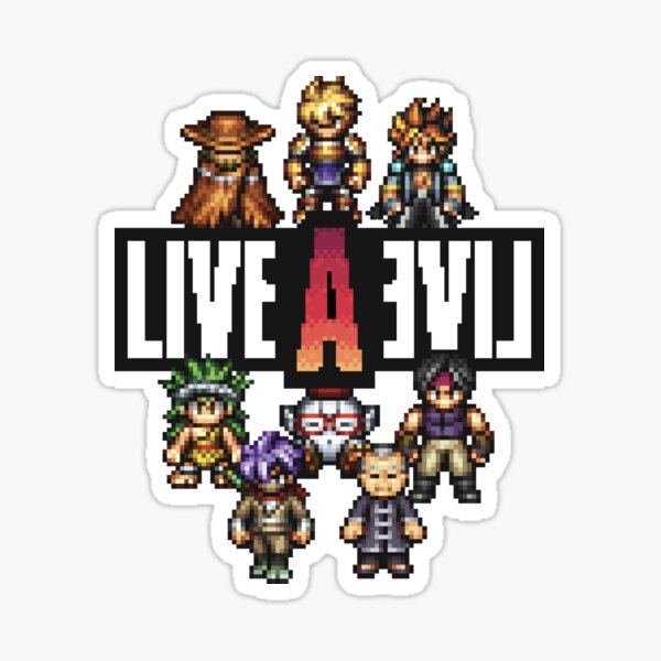 Item preview, Live A Live™ - Time Period Heroes (Pixel Art) designed and sold by SWISH-Design.
