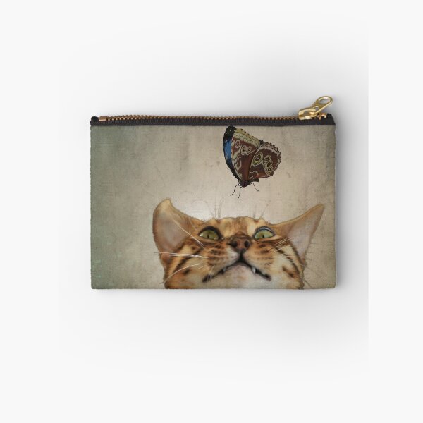 Item preview, Bengal Cat with Butterfly designed and sold by Terry Fleckney.