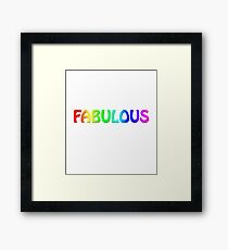 Fabulous T-Shirt Framed Print