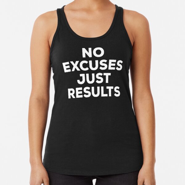 No Excuses Just Results Gym Workout Motivation Poster for Sale by  Fitness4Lifeee