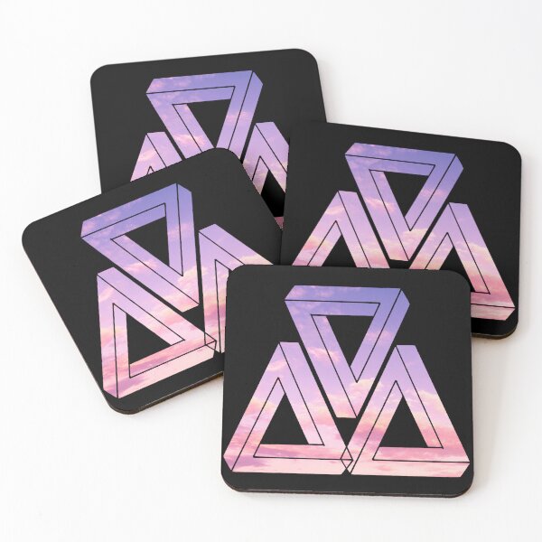 Item preview, Purple Sky Triple Triangle Me Impressed designed and sold by createVisions.