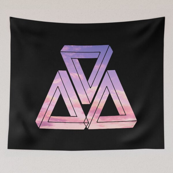 Item preview, Purple Sky Triple Triangle Me Impressed designed and sold by createVisions.