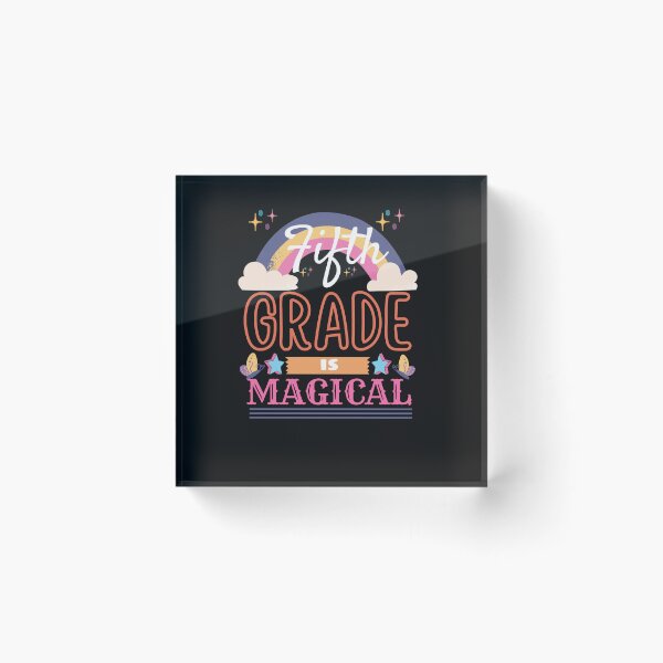 Item preview,  Fifth grade is magical- Back to School designed and sold by Rainbow Designs.