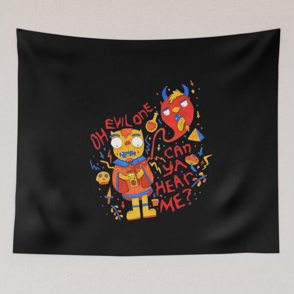Item preview, Evil Cat Summoning The Devil designed and sold by maikamess.